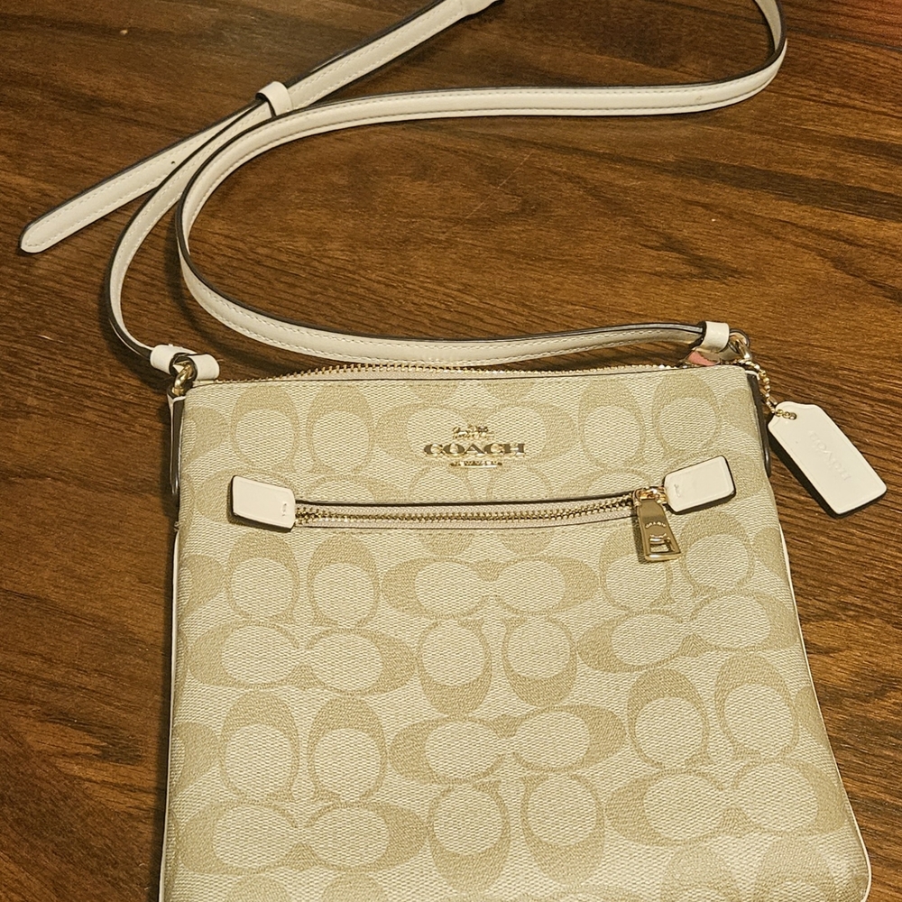 Coach Cream Crossbody Bag